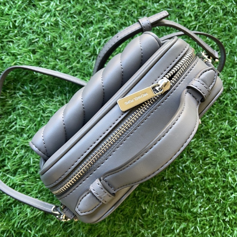 Michael Kors Small Rose Top Handle Leather Satchel - Picture 4 of 16